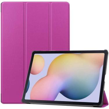 Imagem de Capa De Tablet Book Cover Rosa Samsung S8 Plus Tab S7 fe 12.4 T730/T73