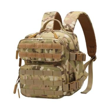 Imagem de Mochila Tática Mini De 9L, Bolsa Portátil Para Academia Com Sistema Mo