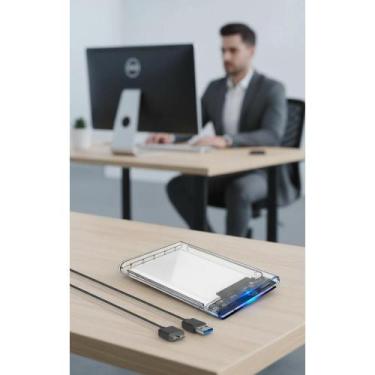 Imagem de Case HD SSD 2.5" USB 3.0 Rápido e Transparente - Congratulations Store