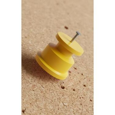 Imagem de 100 Isoladores Roldana 30mm Amarelo Cerca Elétrica - Congratulations S