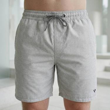 Imagem de Short Praia Masculino de Tactel com Elástico Cordão e Bolsos Ideal par