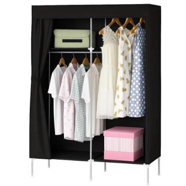 Imagem de Guarda Roupa Portatil Cabideiro Prateleira Mini Sapateira Organizador 