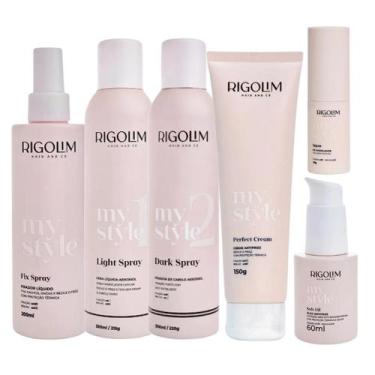 Imagem de Kit para penteado profissional rigolim (6 produtos) - Rigolim Hair and