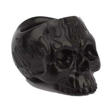 Imagem de Suporte Para Velas Em Resina Em Forma De Caveira Para Decoração De Fes