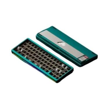 Imagem de Kit De Teclado Mecânico RGB Weikav NUT65 Em Alumínio Com Dupla Vedação