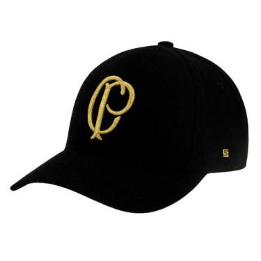 Imagem de Boné Corinthians Relevo Bordado Frontal Original Supercap, Preto, Únic