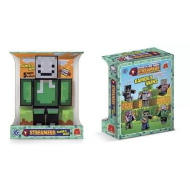 Imagem de Boneco Dreams 25cm Gamer Skin Algazarra Brinquedos - Minecraft
