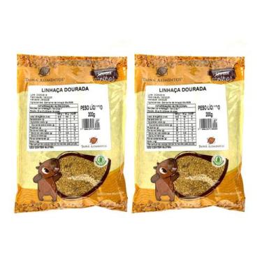 Imagem de Kit 2 Linhaça Dourada Tainá Alimentos 400g