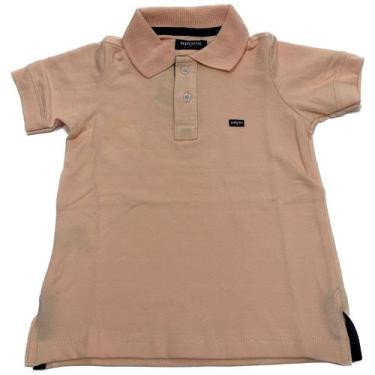Imagem de Camiseta Country Infantil Masculina Polo Manga Curta Dawson, Rosa, Cla