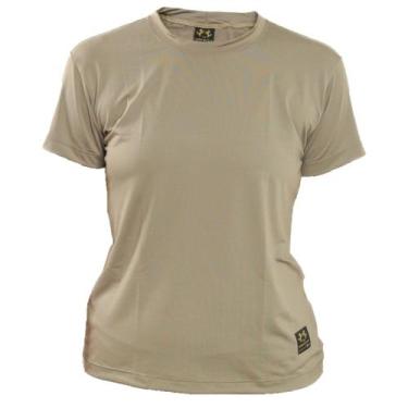 Imagem de Blusa Academia Feminina Baby Look Esportiva Proteção Uv 50 - Tn Terra 