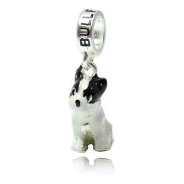 Imagem de Berloque Prata Legitima 925 Cachorro Bull Dog Francês - Lojas La&Ny, P