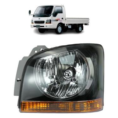 Imagem de Farol mascara negra lado esquerdo kia bongo ii 2002 a 2004 - MOTORS VA