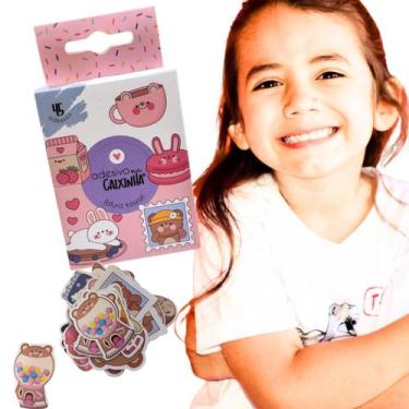 Imagem de Adesivos na Caixinha Fofura Kawaii Infantil para Crianças - TRALALA