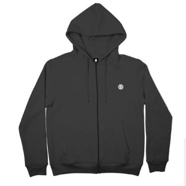 Imagem de Moletom Element Aberto Cornell HD WT23 Masculino Preto, Preto, P