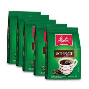 Imagem de Café Moído Extraforte Melitta Kit 5 Pacotes de 500g