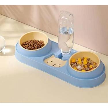 Imagem de Comedouro Duplo e Bebedouro Automático - PetzGrilo