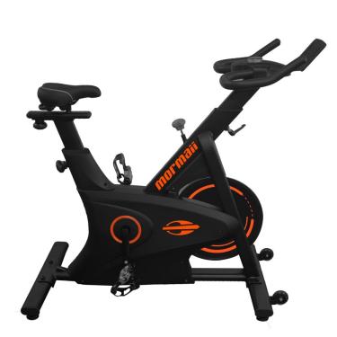 Imagem de Bicicleta Spinning Mormaii Motion-S com Transmissão por Correia e Conectividade Bluetooth para Treino Indoor