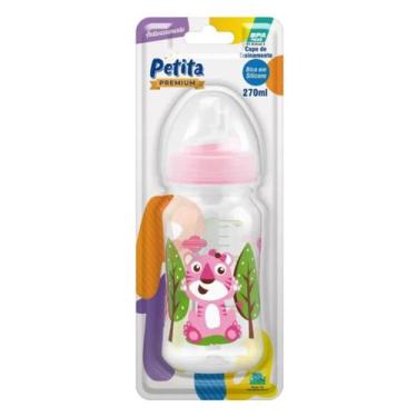 Imagem de Copo de Treinamento Bico em Silicone Rosa 6102 270ml - Petita