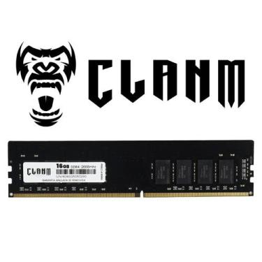 Imagem de Memória Ram Clanm Ddr4 16gb 2666mhz C19 Dimm Gamer Para Desktop