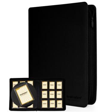 Imagem de Capa ARCHIVALPRO para 288 cartas, 9 bolsillos para toploader, preta