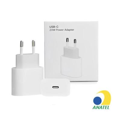 Imagem de Carregador 20W Turbo Fonte USB-C Compatível Iphone 11 12 13 Pro Max X 