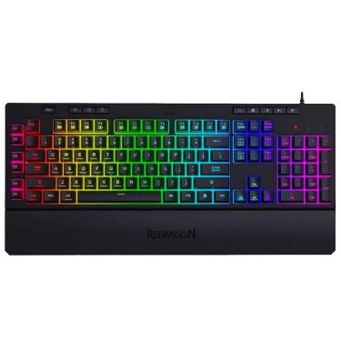 Imagem de Teclado Gamer Redragon K512RGB-1 Shiva USB Inglês RGB Preto