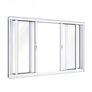 Imagem de 2/4 Janela de Alumínio de Correr 120x150cm 4 Folhas Lucasa Alumínio
