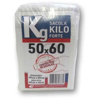 Imagem de Sacola Plastica 50X60 C/520UNID. Kilo Forte - Central PLAST