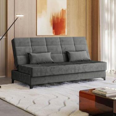 Imagem de Sofá Cama Reclinável 3 Lugares 188cm Nassau Yescasa