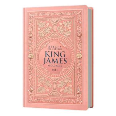 Imagem de Bíblia Sagrada De Estudo King James 1611 - Vintage Rosê - Capa Dura - 