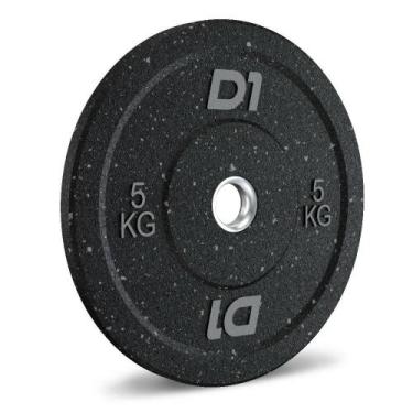 Imagem de Anilha Olímpica Bumper D1FITNESS Borracha Hi Temp 5kg