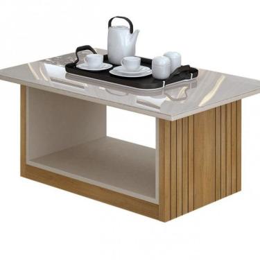 Imagem de Mesa de centro Veneza Tampo de Vidro Valdemóveis