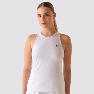 Imagem de Regata Fila Tennis Basic Classic Feminina Branca, P