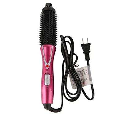 Imagem de Ejoyous Escova de modelador de cabelo, escova de cachos quente multifuncional, escova de pente dobrável elétrica, ferramenta de beleza para pentear cabelo portátil para viagens de salão profissional