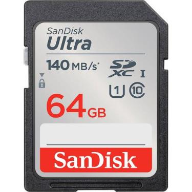 Imagem de Cartão de memória sandisk sd xc 64gb ultra uhs-i 140mb/s