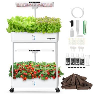 Imagem de Sistema Hidropônico de Jardim Ahopegarden com 44 Pods e Luz LED de Cul