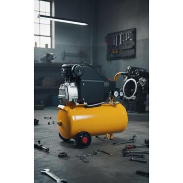 Imagem de Compressor Ar Elétrico Portátil 2HP 21L 127V/220V - Congratulations St