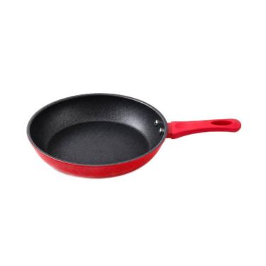 Imagem de Frigideira Vermelha 24cm Indução Revestimento Nano Cerâmico Antiaderente com Cabo Ergonômico Lehaví 24CM