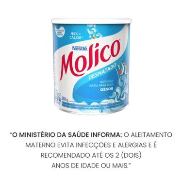 Imagem de Leite em Pó Molico Desnatado 280g - Nestlé