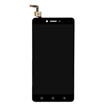Imagem de HAIJUN Peças de substituição para celular tela LCD e digitalizador conjunto completo para Lenovo K6 Note (preto) cabo flexível (cor: preto)