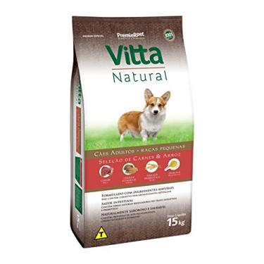 Imagem de Ração Vitta Natural Adulto Racas Pequenas Carne - 15kg Premier Pet para Todas Pequeno A...