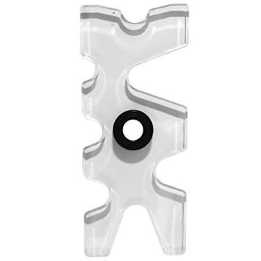 Imagem de Tbest Moosehead Cabeça de ponte, suporte de tacos de bilhar de acrílico transparente Cabeças de alce acessório para tacos de bilhar/bilhar do clube de nove bolas acessório de tacos de bilhar/piscina ponte de piscina ponte de piscina