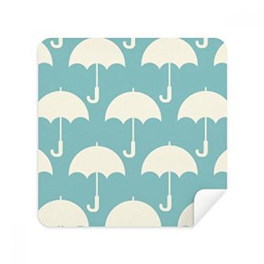 Imagem de Guarda-chuva branco com estampa climática, tecido de camurça, 2 unidades