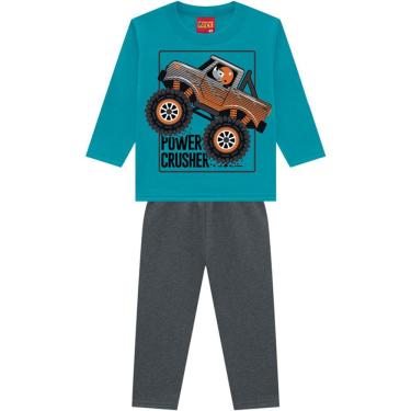 Imagem de Conjunto Kyly Infantil Casaco Calça Power Crusher Verde