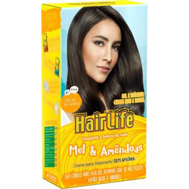 Imagem de Creme Alisante HairLife Mel & Amêndoas