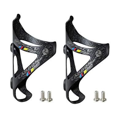 Imagem de TANUP Gaiola de garrafa de água para bicicleta – suporte de garrafa de água de fibra de carbono leve e forte para ciclismo de estrada, BMX, mountain bike – 2 unidades