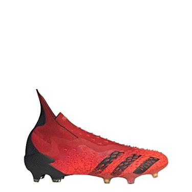 Imagem de adidas Chuteira Predator Freak+ Firm Ground - Futebol Masculino, Núcleo vermelho preto - solar vermelho, 5