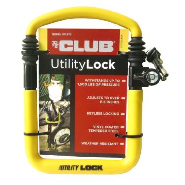 Imagem de Cadeado utilitário The Club UTL810, amarelo