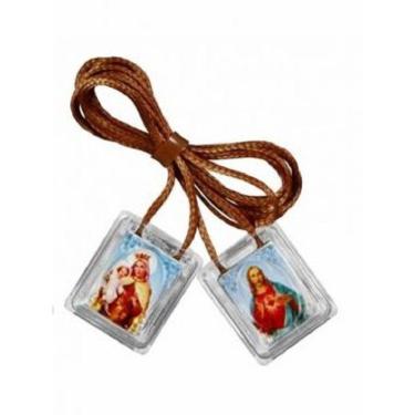 Imagem de Kit Escapulário Nossa Senhora do Carmo de Acrílico (3 Unid.)