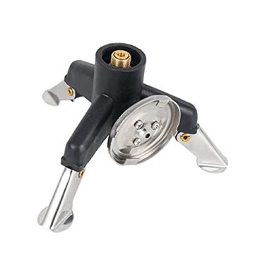 Imagem de Adaptador de fogão a gás para acampamento ao ar livre Adaptador de cabeça de transferência portátil Acessório de cozinha dobrável para conversor de gás